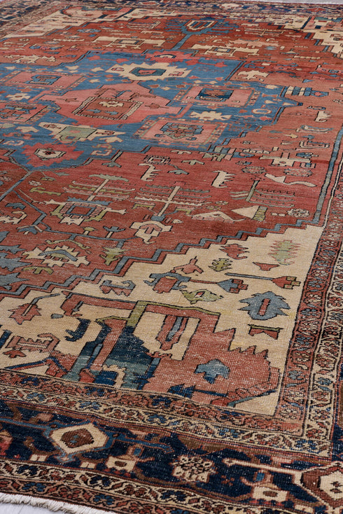 Vintage Serapi Area Rug (11' x 18')